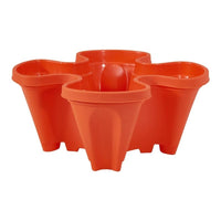 StrawberryStack Space-Saving Stackable Planters-Red-State of Style