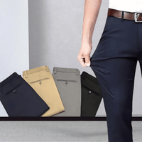 Stretch Men's Trousers - Nikolai-Blue-S-State of Style