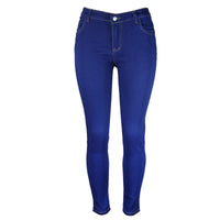 Stretch Velvet Skinny Jeans in Plus Size-Grey-XS-State of Style