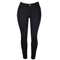 Stretch Velvet Skinny Jeans in Plus Size-Grey-XS-State of Style