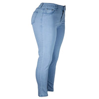 Stretch Velvet Skinny Jeans in Plus Size-Grey-XS-State of Style