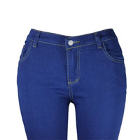 Stretch Velvet Skinny Jeans in Plus Size-Grey-XS-State of Style