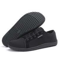 StrideEase Wide Zero Drop Sneakers-4-Black-State of Style