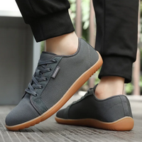 StrideEase Wide Zero Drop Sneakers-4-Black-State of Style