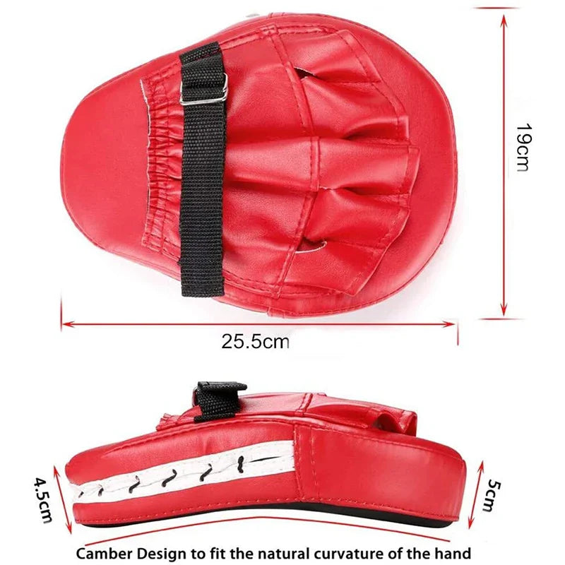 StrikeShield - Advanced Curved Boxing Pad-Red-State of Style