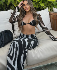 Striped summer set with skirt – Trendy & Feminine – Melina-S-State of Style