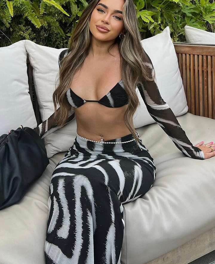 Striped summer set with skirt – Trendy & Feminine – Melina-S-State of Style
