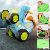 Stunt car with Light & Music – SpinRacer-Red-State of Style