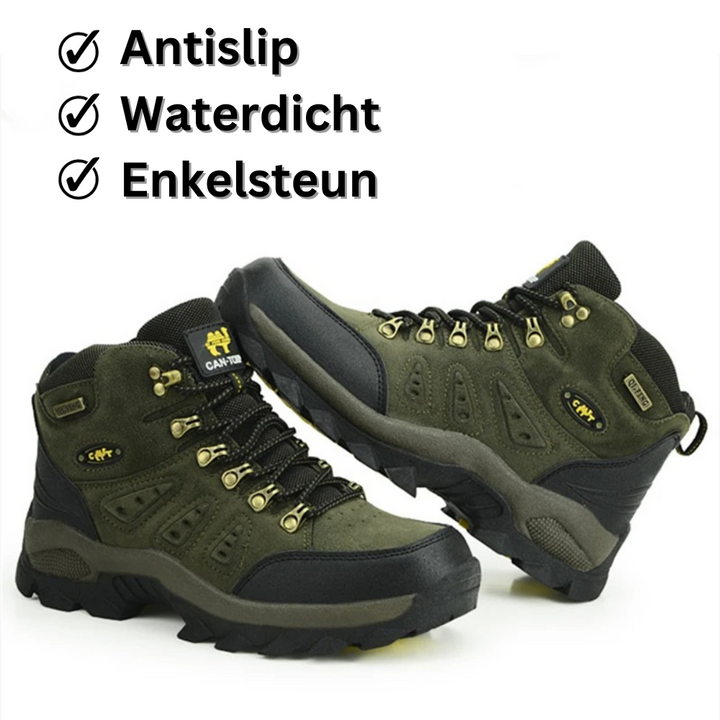 Sturdy Versatile Hiking Boots - Expedition Trek-Green-4-State of Style