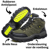 Sturdy Versatile Hiking Boots - Expedition Trek-Green-4-State of Style