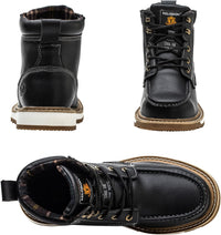Sturdy Waterproof Work Boots for Men - Timothy-Black-6-State of Style