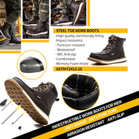 Sturdy Waterproof Work Boots for Men - Timothy-Black-6-State of Style