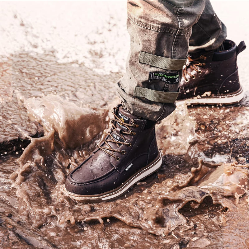 Sturdy Waterproof Work Boots for Men - Timothy-Black-6-State of Style