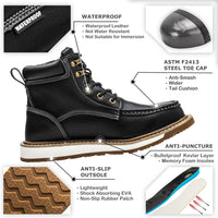 Sturdy Waterproof Work Boots for Men - Timothy-Black-6-State of Style
