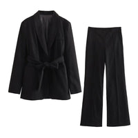 Stylish 2-Piece Women's Suit - Lena-Black-XS-State of Style