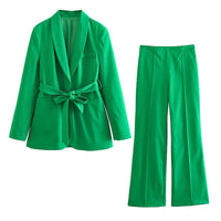 Stylish 2-Piece Women's Suit - Lena-Green-XS-State of Style