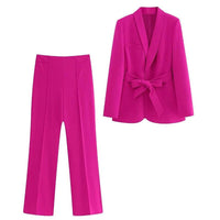 Stylish 2-Piece Women's Suit - Lena-Pink-XS-State of Style