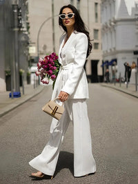 Stylish 2-Piece Women's Suit - Lena-White-XS-State of Style