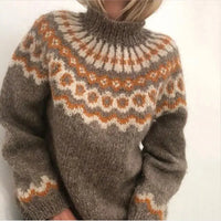 Stylish and Comfortable Jumper - Sofia-Brown-S-State of Style