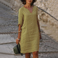 Stylish and Comfortable Margaraux Dress | Women's Fashion-Khaki-S-State of Style