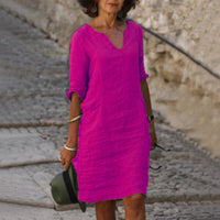 Stylish and Comfortable Margaraux Dress | Women's Fashion-Purple-S-State of Style