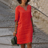 Stylish and Comfortable Margaraux Dress | Women's Fashion-Red-S-State of Style