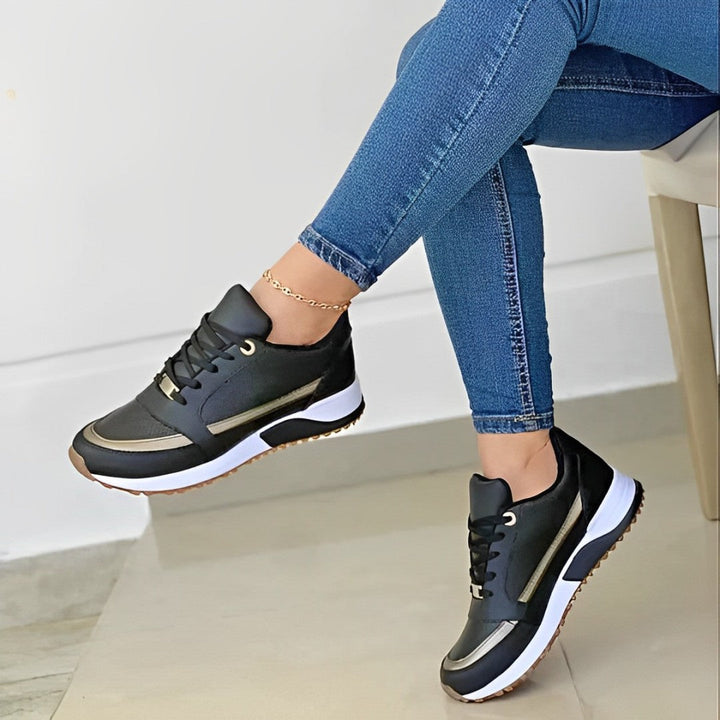 Stylish and Comfortable Sneakers - Sophie-Black-36-State of Style