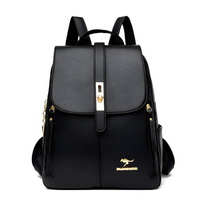 Stylish and High-Quality Ladies' Backpack - LuxeMate-Black-State of Style