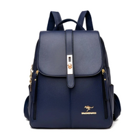 Stylish and High-Quality Ladies' Backpack - LuxeMate-Dark Blue-State of Style