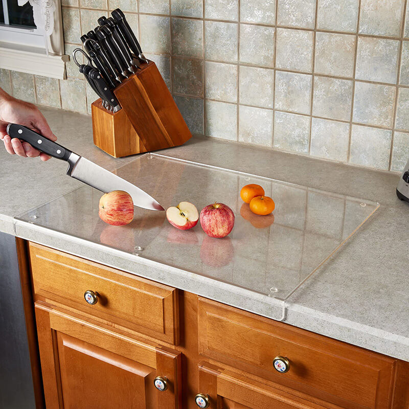 Stylish and Safe Non-Slip Cutting Board - GlassEdge-45 x 35 cm-State of Style