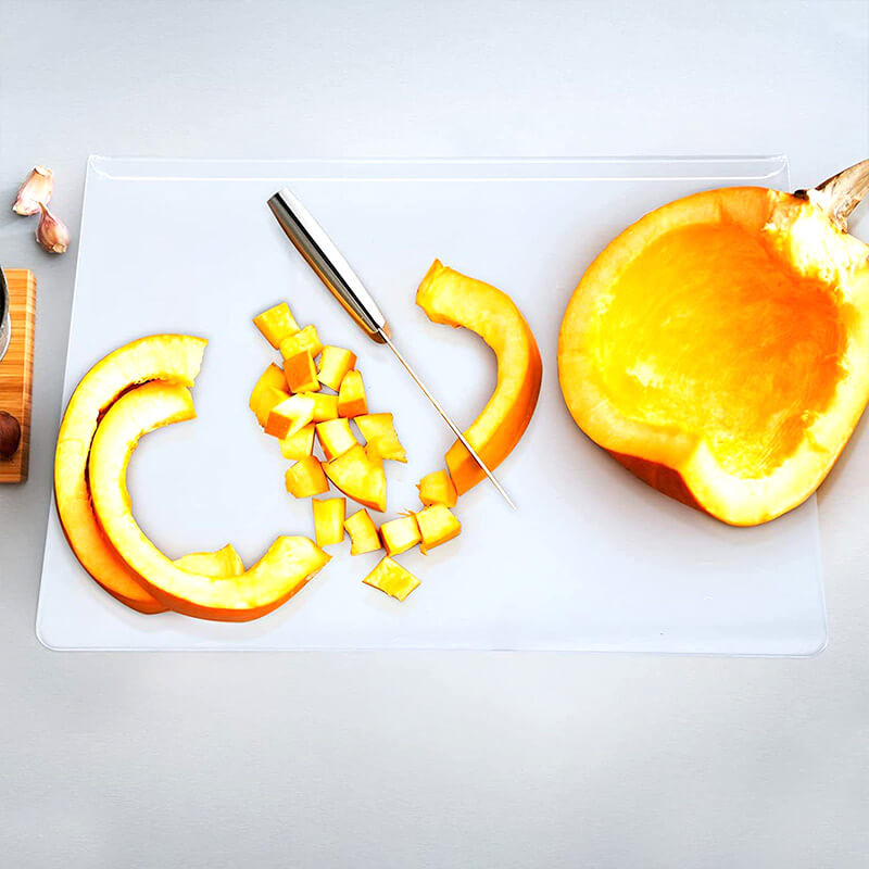 Stylish and Safe Non-Slip Cutting Board - GlassEdge-45.02 cm × 35.01 cm-State of Style
