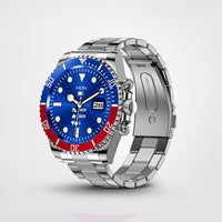 Stylish and Sophisticated Smartwatch - PowerFit-Blue/Red-State of Style