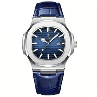 Stylish and Sustainable Men's Wristwatch - ValorLuxe-Blue-State of Style