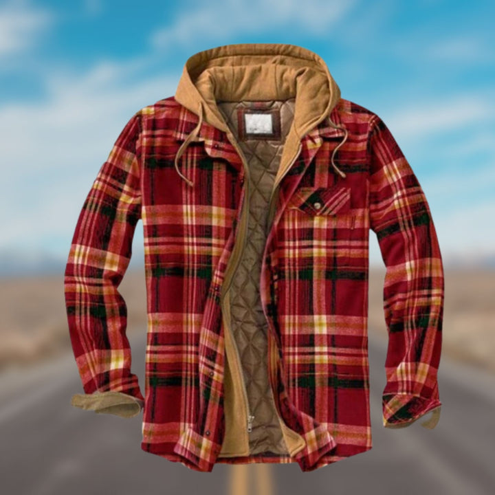 Stylish and Warm Winter Coat - Evan-Red-S-State of Style
