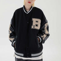 Stylish Baseball Jacket For Women | Comfortable & Trendy-Black-M-State of Style