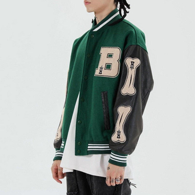 Stylish Baseball Jacket For Women | Comfortable & Trendy-Green-M-State of Style
