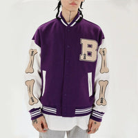 Stylish Baseball Jacket For Women | Comfortable & Trendy-Purple-M-State of Style
