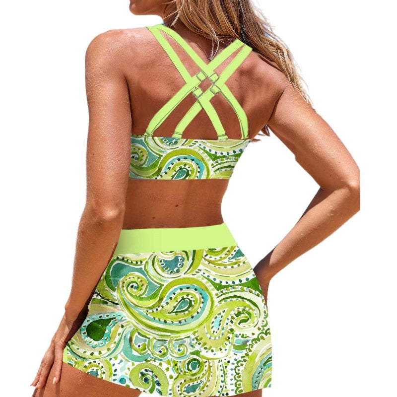 Stylish bikini set with skirt - Elena-Pink-S-State of Style