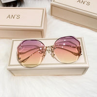Stylish Boho Sunglasses for Women - Luna Shades-Purple-Yellow-State of Style