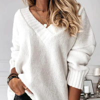 Stylish Cashmere Jumper for Women - Elara-White-S-State of Style