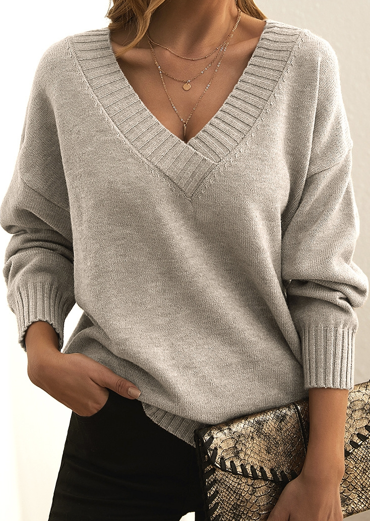 Stylish Cashmere Sweater for Women - Elara-Beige-S-State of Style
