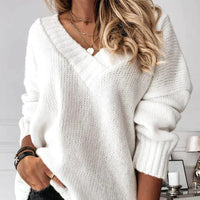 Stylish Cashmere Sweater for Women - Elara-White-S-State of Style