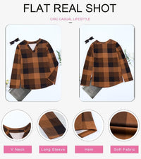Stylish Casual Checked Women's Blouse - Lara-Black-S-State of Style