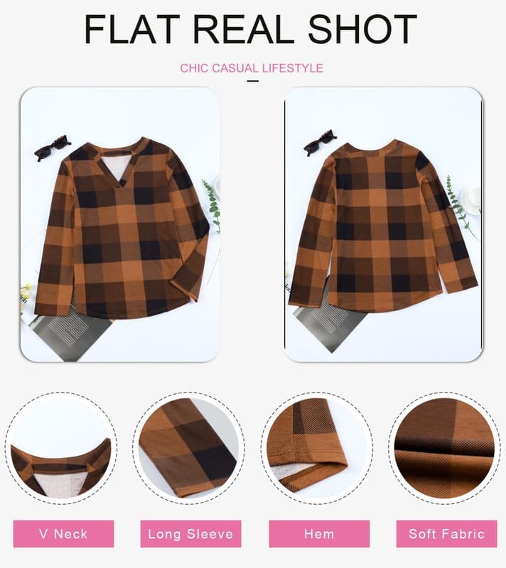 Stylish Casual Checked Women's Blouse - Lara-Black-S-State of Style