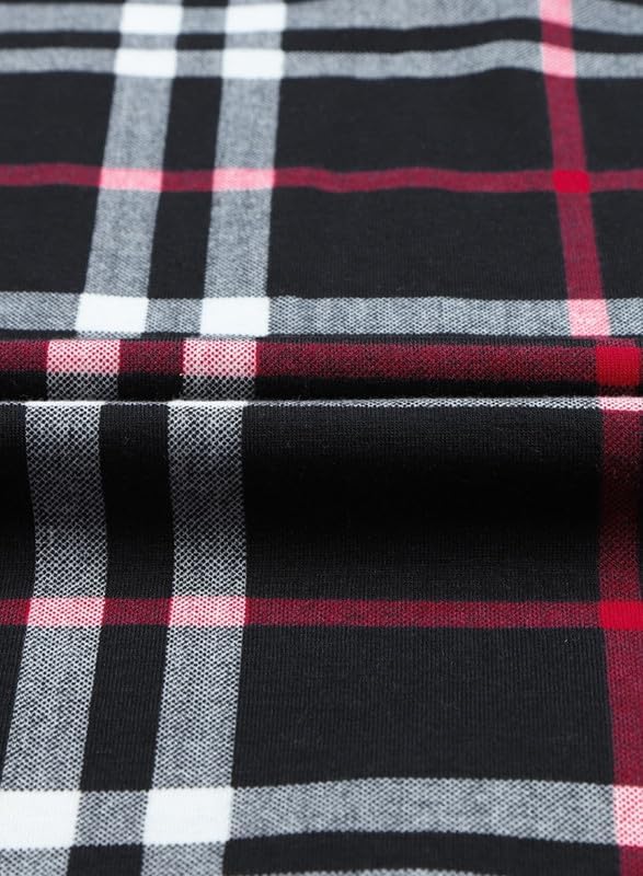 Stylish Casual Checked Women's Blouse - Lara-Black-S-State of Style
