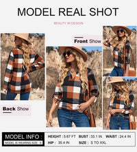 Stylish Casual Checked Women's Blouse - Lara-Black-S-State of Style
