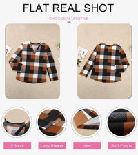 Stylish Casual Checked Women's Blouse - Lara-Black-S-State of Style
