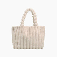 Stylish Chunky Shoulder Bag - Evi-Beige-State of Style