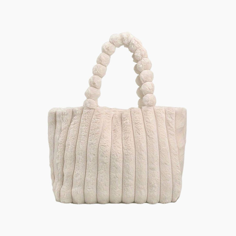 Stylish Chunky Shoulder Bag - Evi-Beige-State of Style