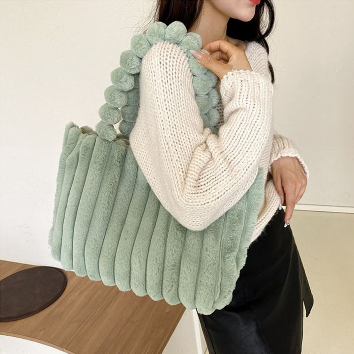 Stylish Chunky Shoulder Bag - Evi-Khaki-State of Style